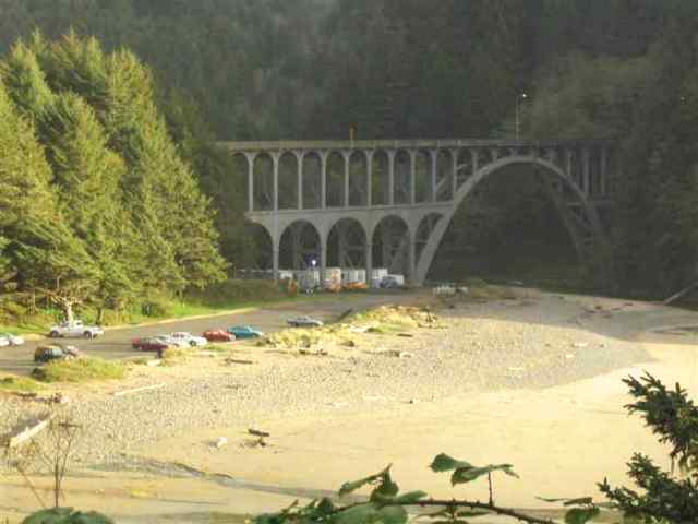 Bridge at north end of Cape Creek Tunnel