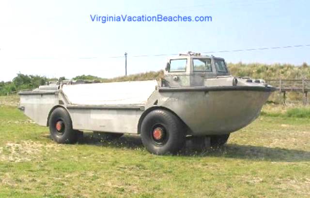 Amphibious Naval Vehicle near Old Cape Henry Lighthouse - Virginia Beach