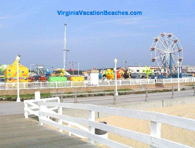 Virginia Beach Boardwalk Carnival - Virginia Vacation Beaches Attraction